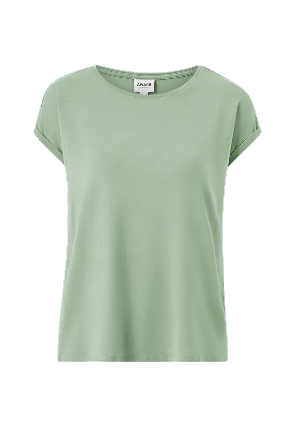Vero Moda - Topp vmAva Plain SS Top Gajrs - Grön - 34/36