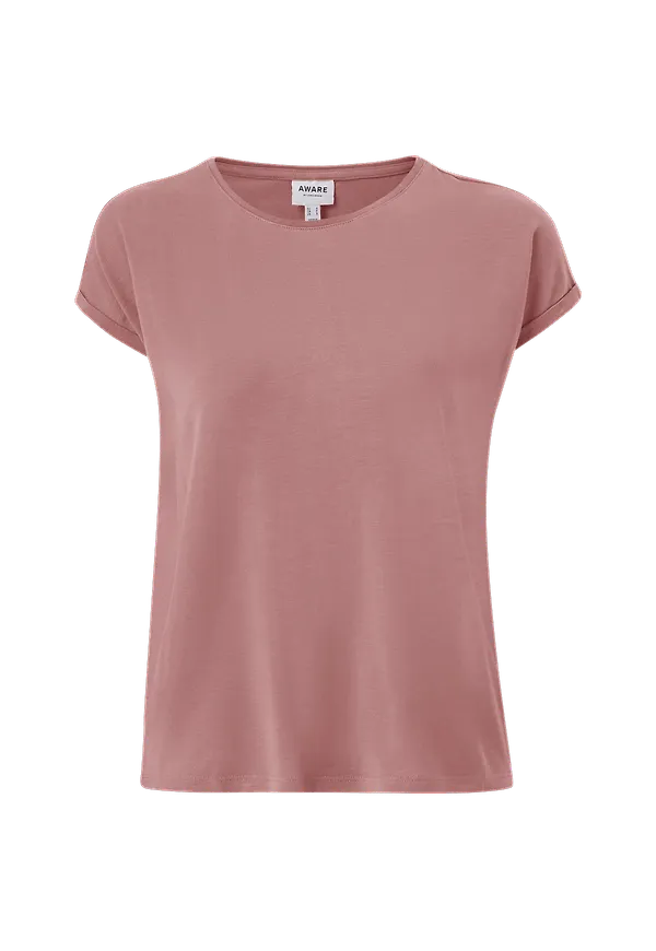 Vero Moda - Topp vmAva Plain SS Top Gajrs - Rosa - 34/36