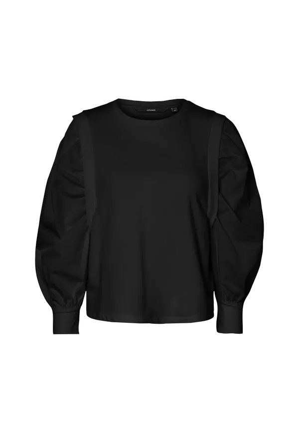 Vero Moda - Topp vmVicki L/S Top - Svart - 34/36