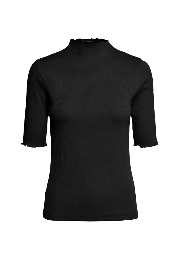 Vero Moda - Topp vmVio 2/4 High Neck Blouse - Svart