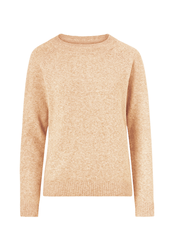 Vero Moda - Tröja vmDoffy LS O-neck Blouse - Brun