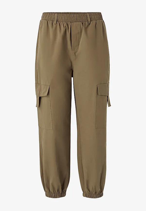 Vero Moda - Cargobyxor vmTimmikay MR Loose Cargo Pant - Natur