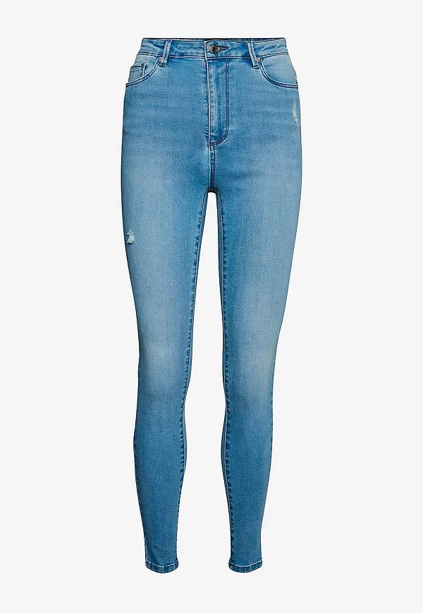 Vero Moda - Jeans vmSophia HR Skinny - Blå