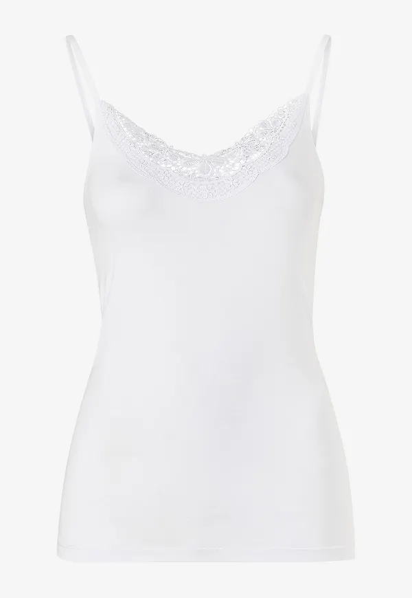 Vero Moda - Linne vmInge Lace Singlet - Vit