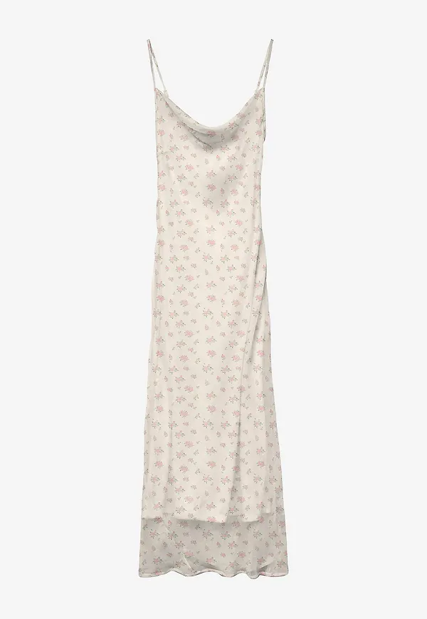 Vero Moda - Maxiklänning vmSmilla SL 7/8 Waterfall Dress Wvn - Vit – Ellos