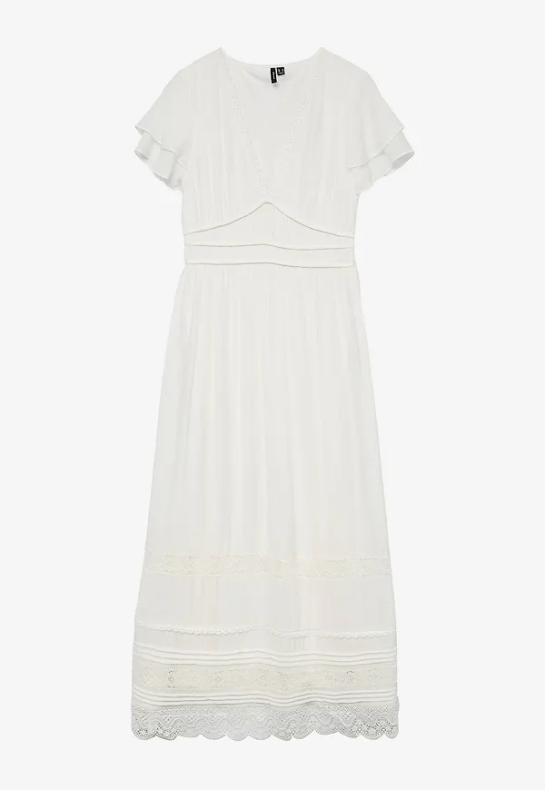 Vero Moda - Maxiklänning vmTiffani Long Dress - Vit