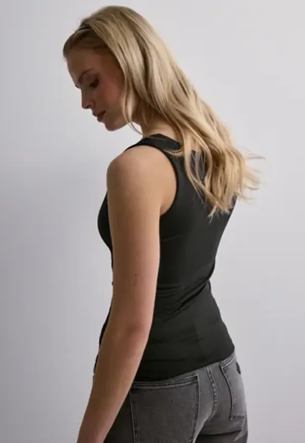 Vero Moda - Svart - Vmmillion Sl Square Top 2-Way Jrs N