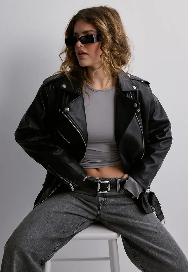 Vero Moda - Svart - Vmramon Paula Coated Jacket