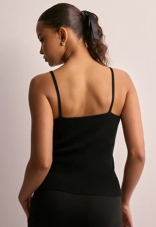 Vero Moda - Svart - Vmwillow Sl Strap Top Ga