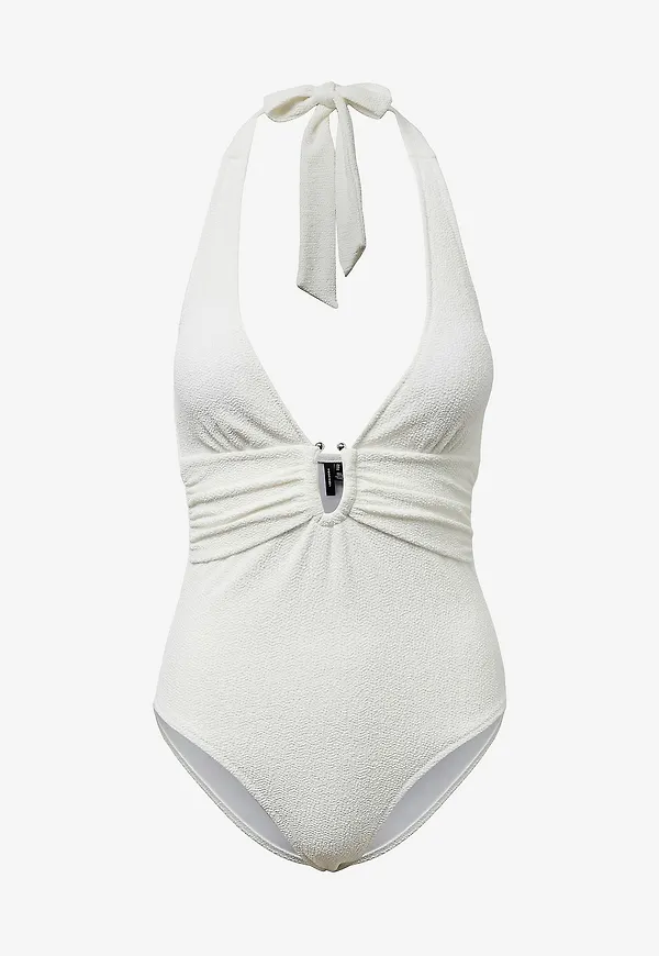 Vero Moda - Baddräkt vmFinella Swimsuit - Vit