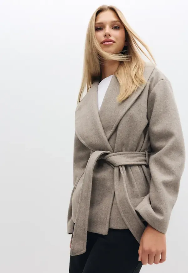 Vero Moda - Beige - Vmanne Bergen Jacket Lcs