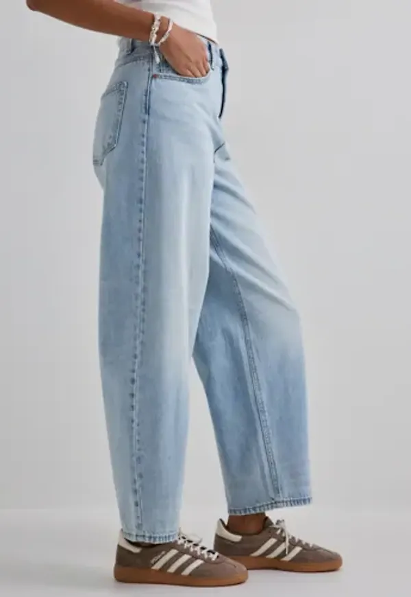 Vero Moda - Blå - Vmbillie Hr Barrel Ank Jeans LI3146