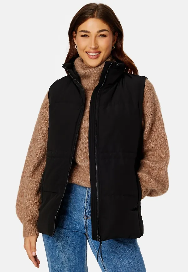 VERO MODA Blessfiona Down Waistcoat Black M