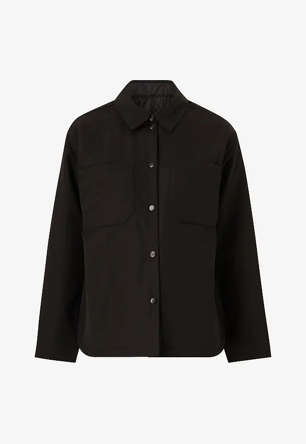Vero Moda - Blus vmSyra LS Shirt Wvn - Svart