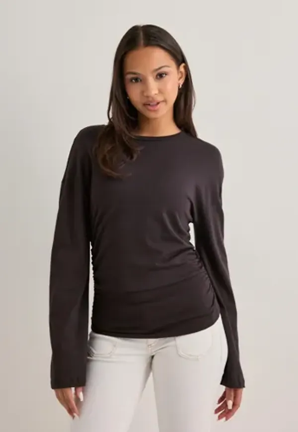 Vero Moda - Brun - Awnavaro Ls O-neck Top