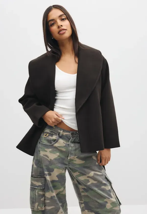 Vero Moda - Brun - Vmanne Bergen Jacket Lcs