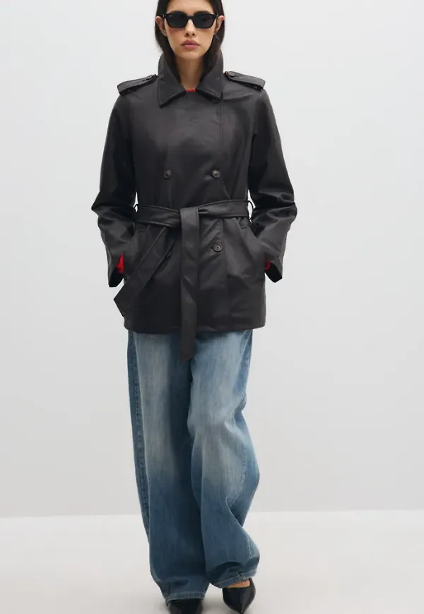 Vero Moda - Brun - Vmeileen Coated Jacket