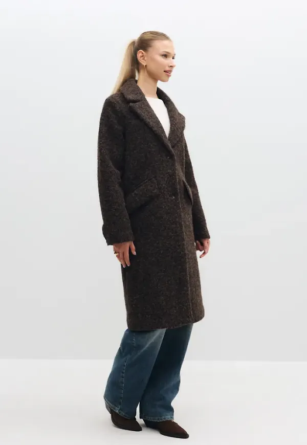 Vero Moda - Brun - Vmelena Long Coat Noos