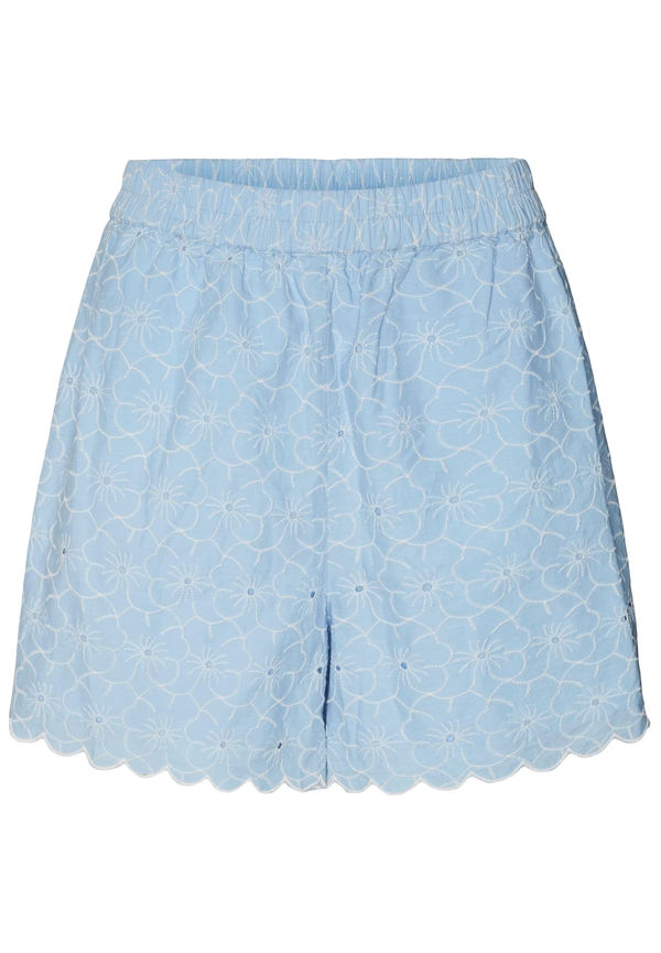 VERO MODA Byxa 'TESSA' rökblå / vit