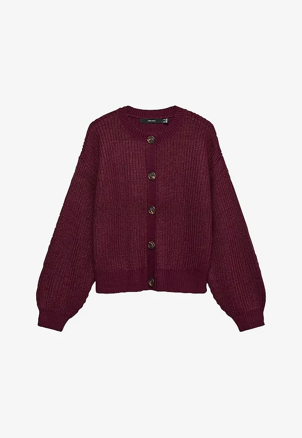 Vero Moda - Cardigan vmLea - Röd