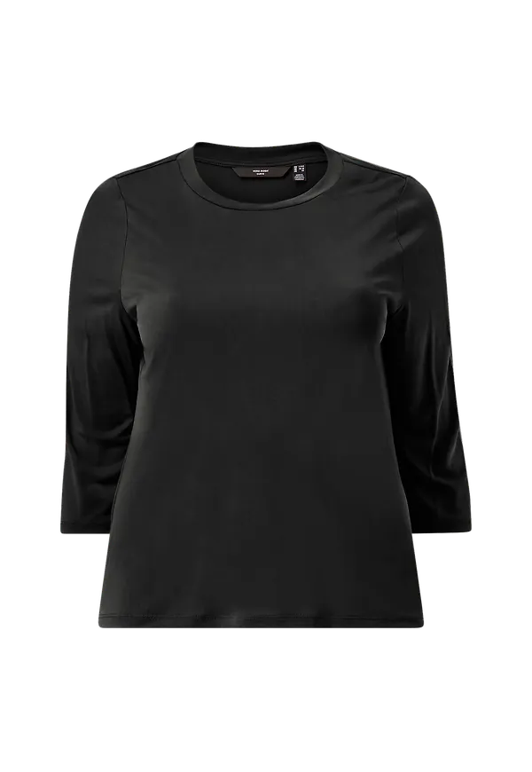 Vero Moda Curve - Topp vmEvabia 34 Top Jrs - Svart