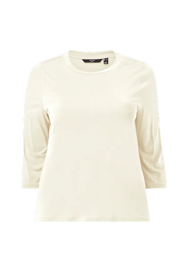 Vero Moda Curve - Topp vmEvabia 34 Top Jrs - Vit