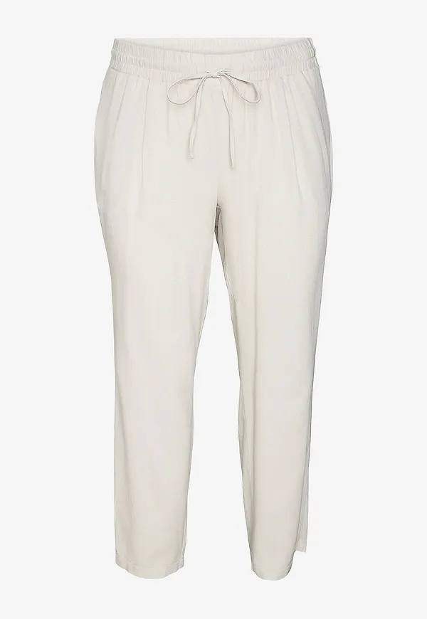 Vero Moda Curve - Byxor vmJesmilo Ankle Pants Wvn GA - Beige