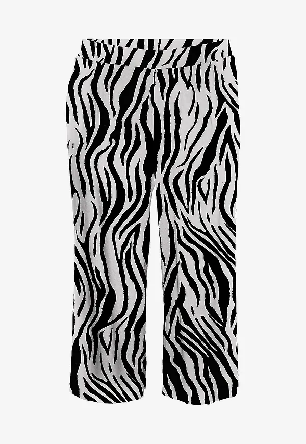 Vero Moda Curve - Byxor vmcMymilo H/W Culotte Wvn GA C - Grå