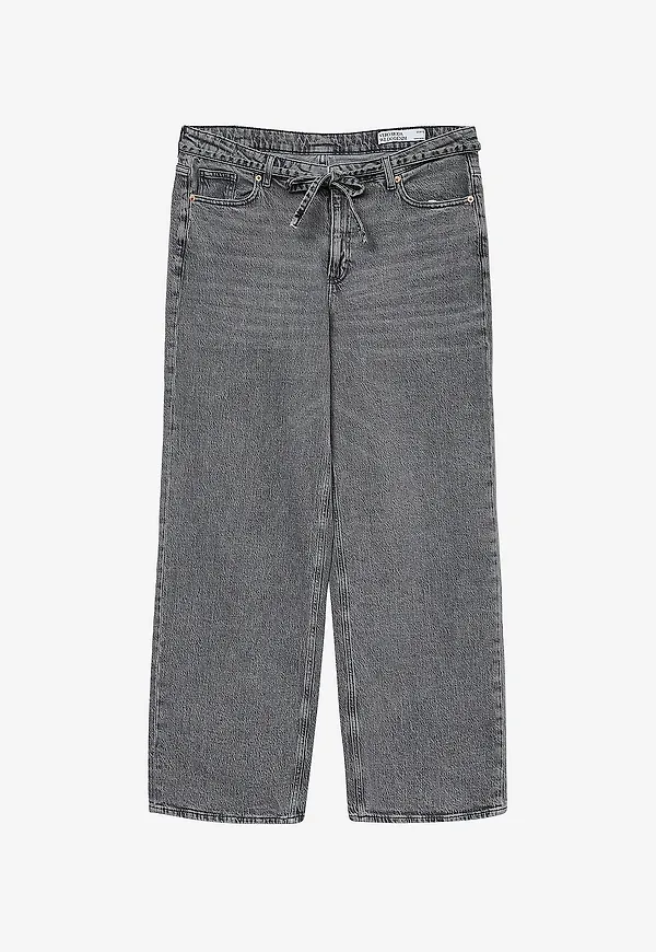 Vero Moda Curve - Jeans vmcTessa HR Wide Belt Jeans Ra206 - Grå