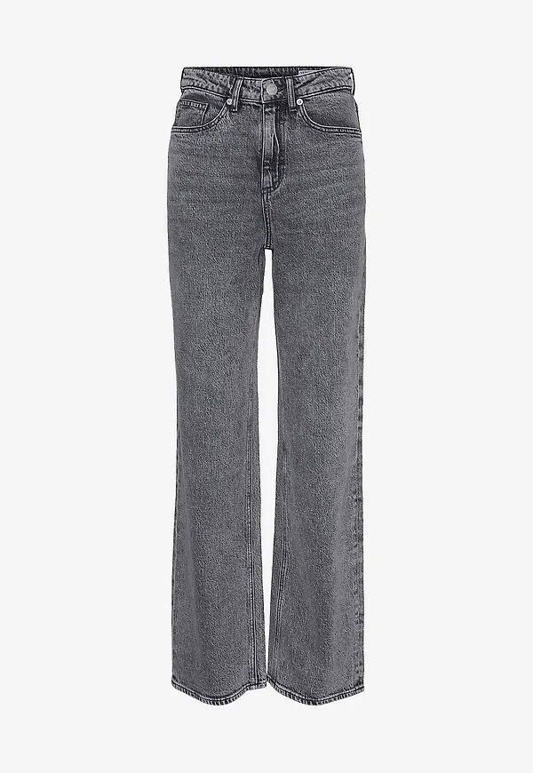 Vero Moda Curve - Jeans vmcTessa HR Wide J Ra206 GA - Grå
