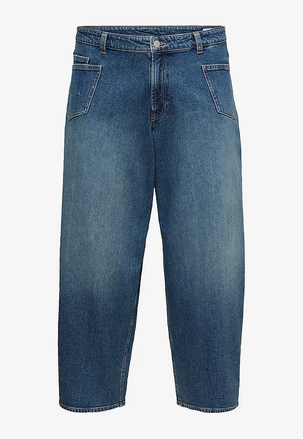Vero Moda Curve - Jeans Vmczelda Hr Pockeet Barrel Jeans De - Blå