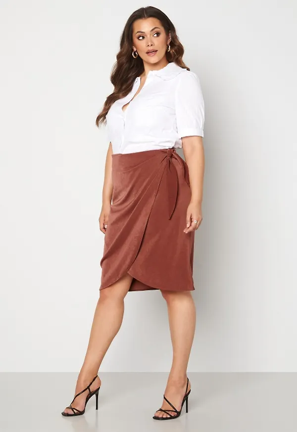 Vero Moda Curve Kakki Skirt Sable 52
