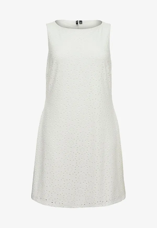 Vero Moda Curve - Klänning vmcTassa Liv SL Boatneck - Vit – Ellos