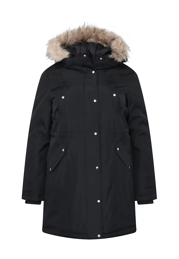 Vero Moda Curve Vinterparkas 'TROK' svart