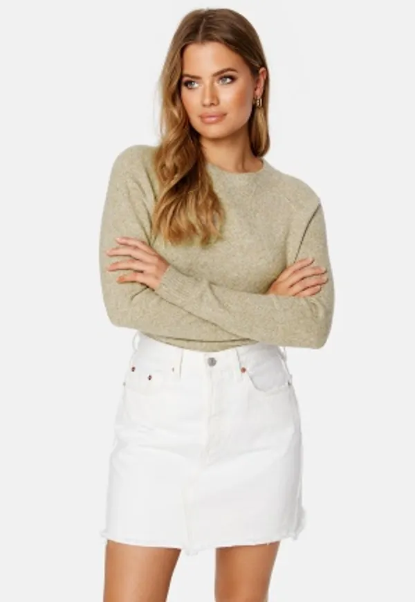 VERO MODA Doffy LS O-Neck Blouse Sepia Tint Detail:ME XS