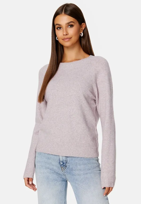 VERO MODA Doffy LS O-Neck Blouse Woodrose Detail:MELA XS