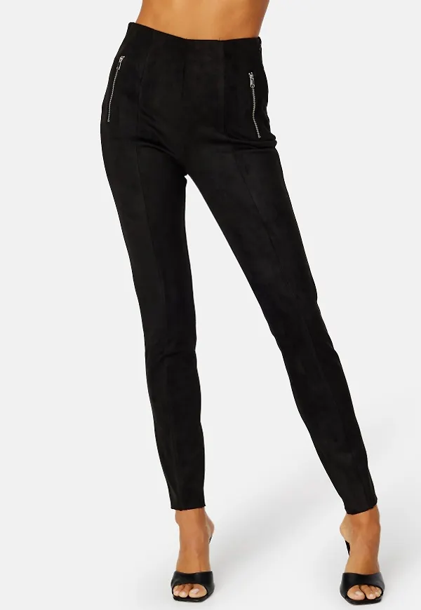 VERO MODA Donnadina Zip Leggin Black L