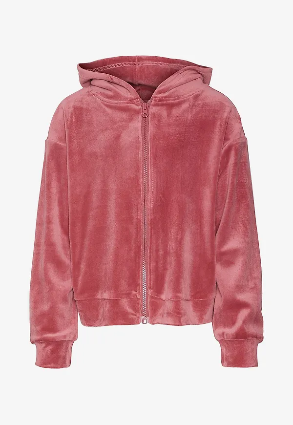 Vero Moda Girl - Huvtröja vmAthena LS Zip Hoodie Jrs Girl - Rosa