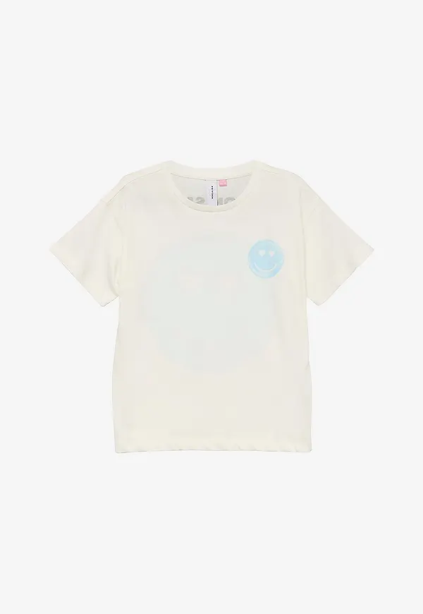 Vero Moda Girl - T-shirt vmPhotostatic Harper SS Top Box Jrs - Vit