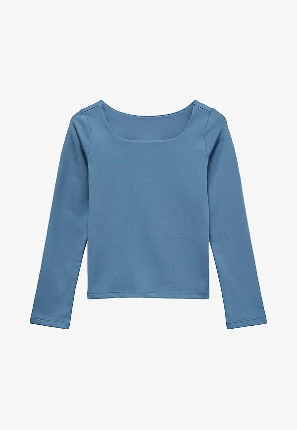 Vero Moda Girl - Topp vmMillion LS Square Top 2-way Jrs G - Blå