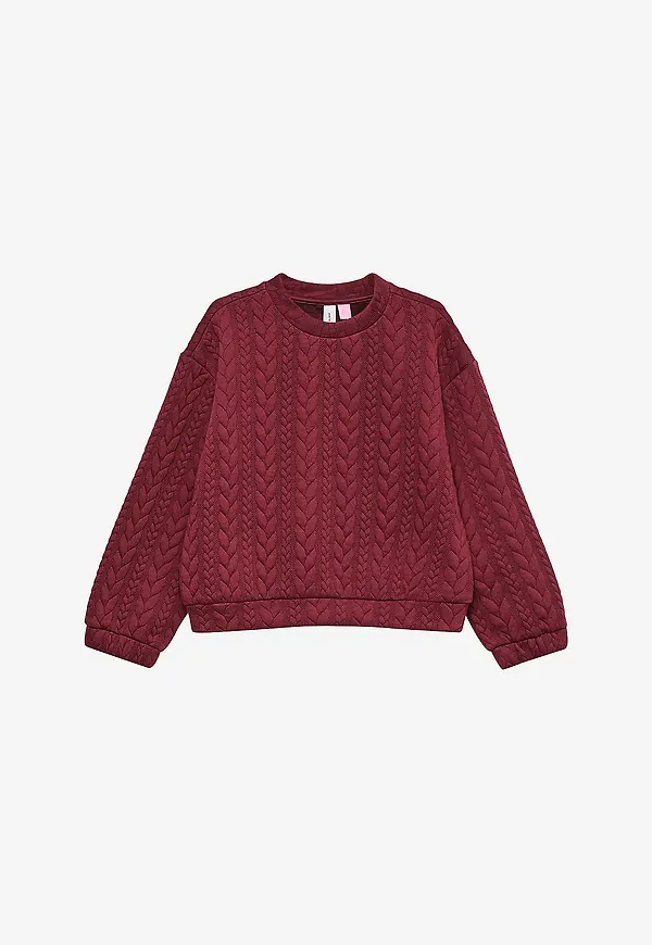Vero Moda Girl - Tröja vmJanni LS O-neck Sweat Jrs Girl - Röd