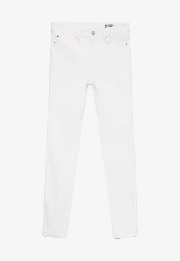 Vero Moda - Jeans vmFlash MR Skinny - Vit