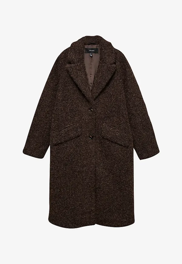 Vero Moda - Kappa Vmelena Long Coat - Brun