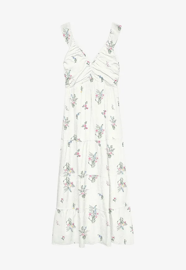 Vero Moda - Klänning vmDicthe SL Frill Ankle - Vit – Ellos