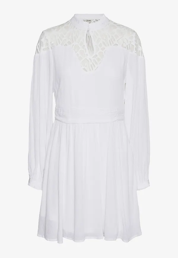 Vero Moda - Klänning vmJazmyn LS High Neck Short Dress - Vit – Ellos