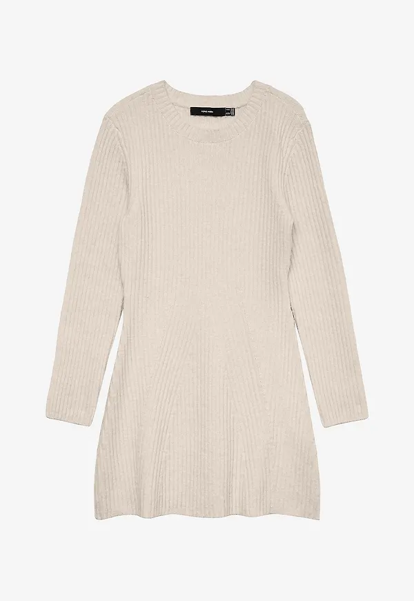 Vero Moda - Klänning Vmjosanna LS Short Dress - Grå