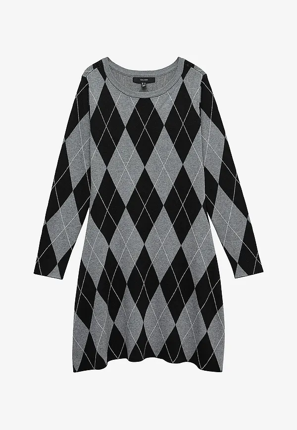 Vero Moda - Klänning Vmsilje Ls Boatneck Skater Dress - Svart