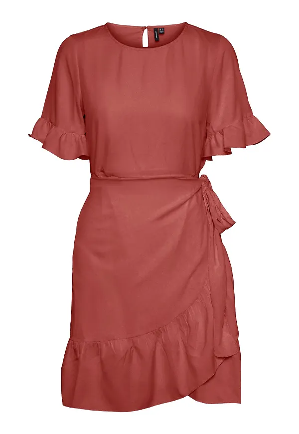 VERO MODA Klänning 'Henna' röd