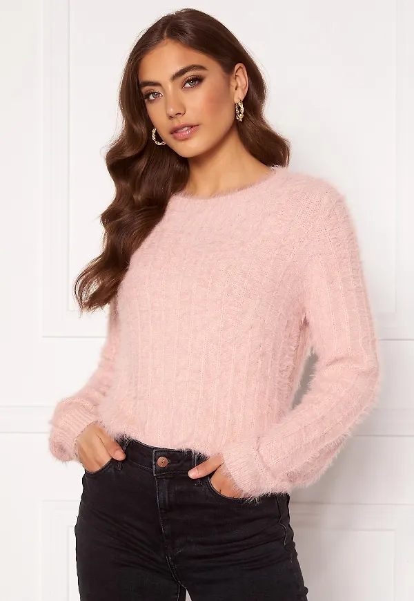 VERO MODA Lapoilu L/S O-Neck Blouse Sepia Rose XL