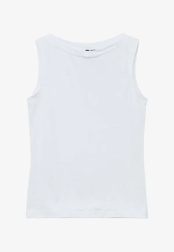 Vero Moda - Linne vmPanda Modal SL Top - Vit